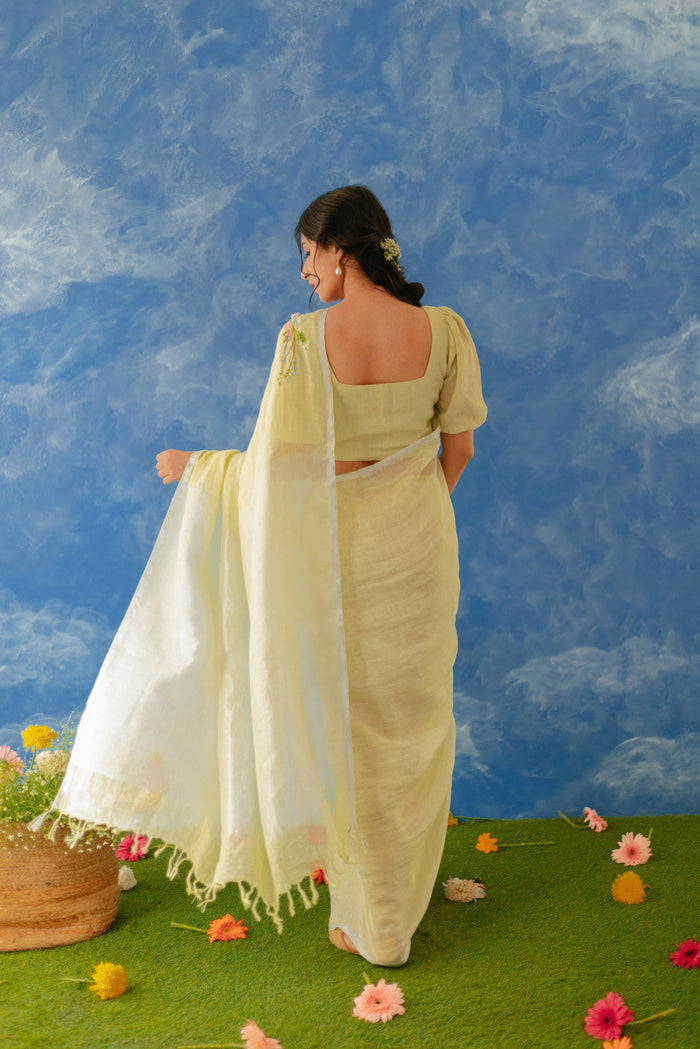 Aaftab Linen Blouse