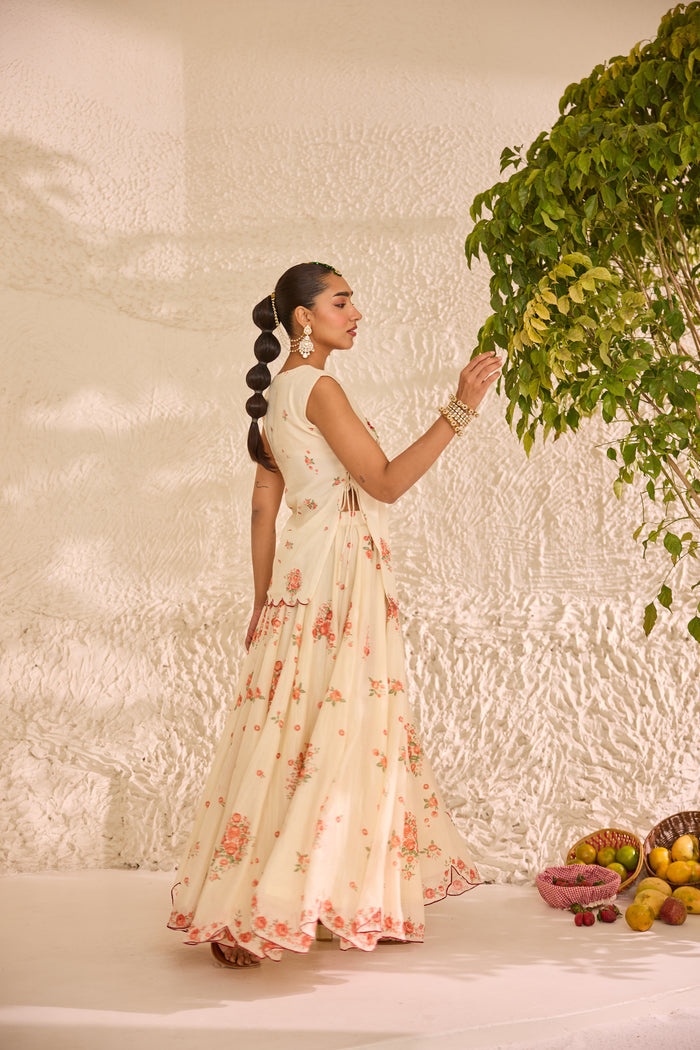 Abeera Chanderi Lehenga Set