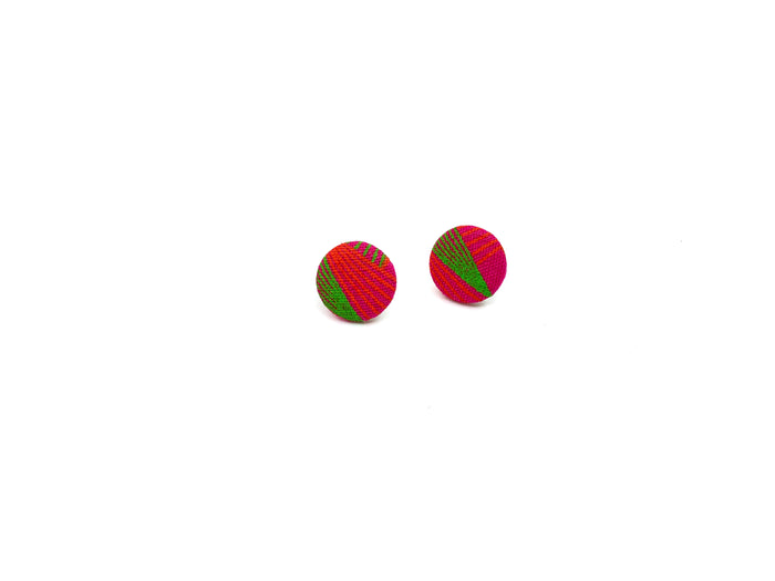Akhona Shweshwe Stud Earrings