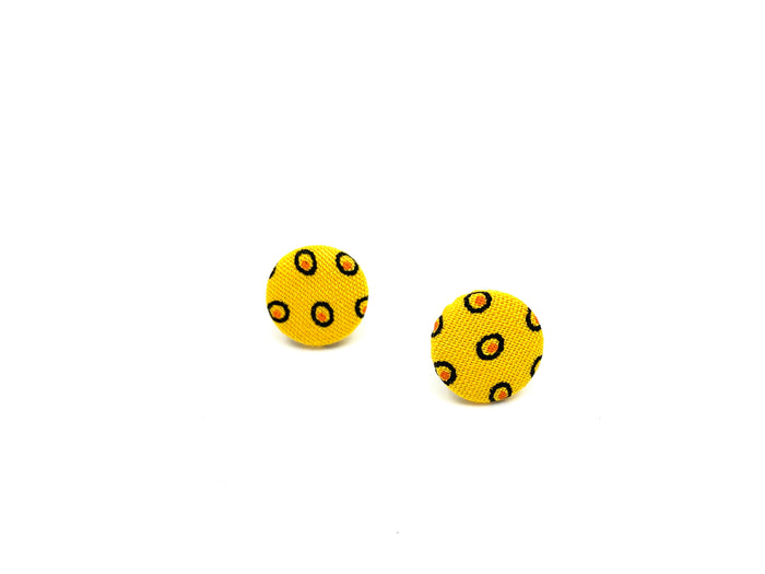 Akhona Shweshwe Stud Earrings