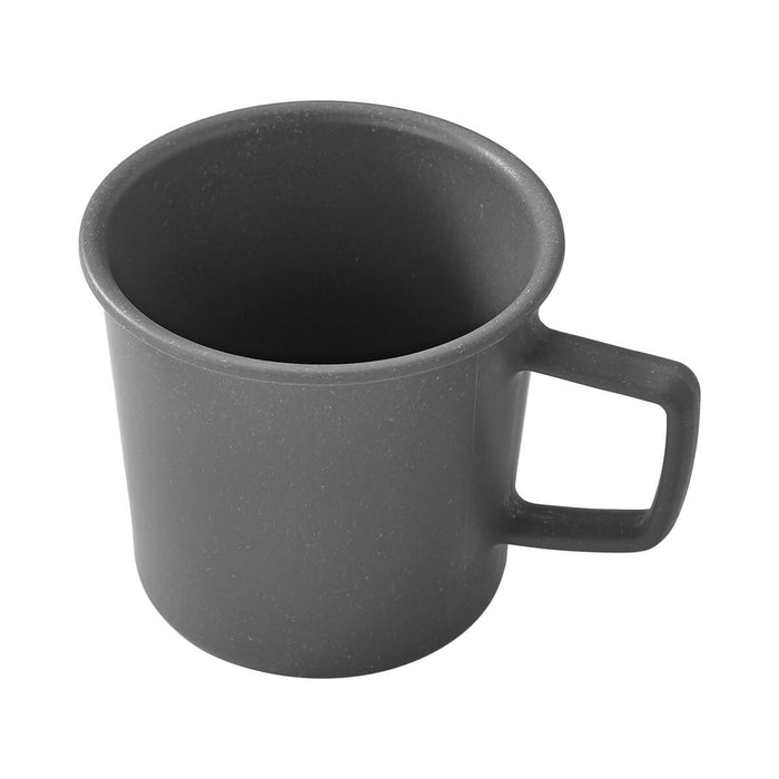 EcoSouLife All Natural Camper Cup in charcoal colour, 400ml capacity and biodegradable.