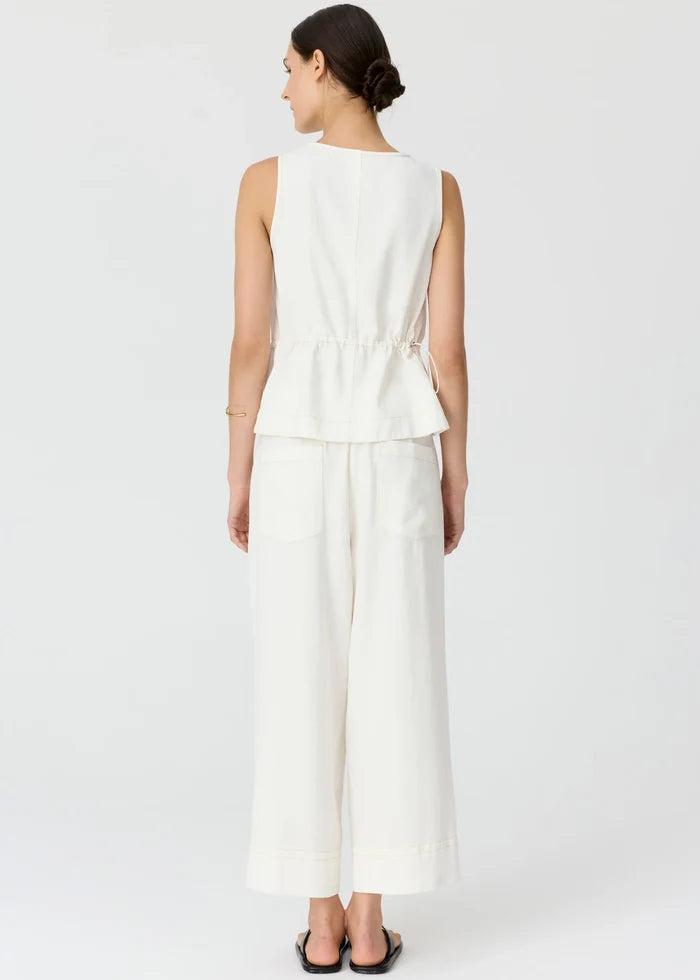 ANISE CROP PANT in Chalk by Pol Clothing