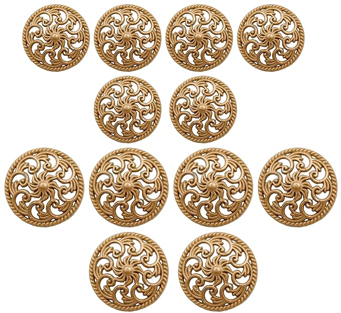 Antique Filigree Swirl Buttons | 19 mm(30L) & 21 mm(34L)