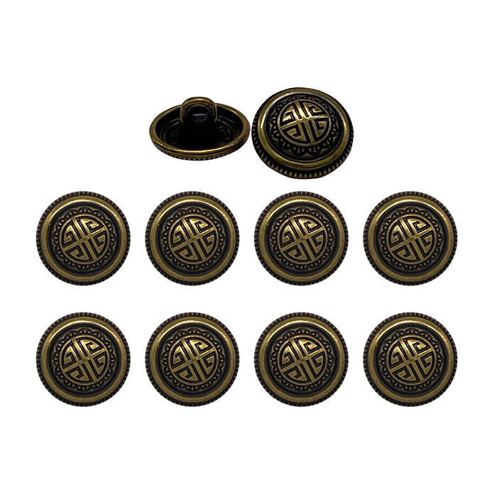 Antique Metal Buttons for DIY Projects | 12mm(20L)