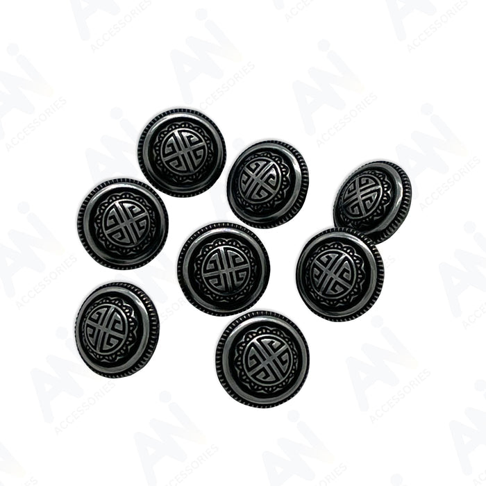 Antique Metal Buttons for DIY Projects | 12mm(20L)
