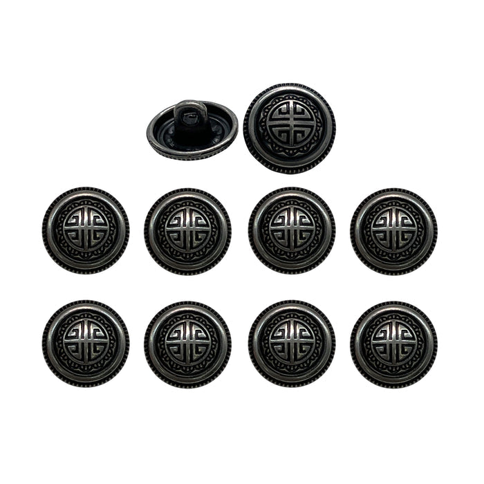 Antique Metal Buttons for DIY Projects | 12mm(20L)