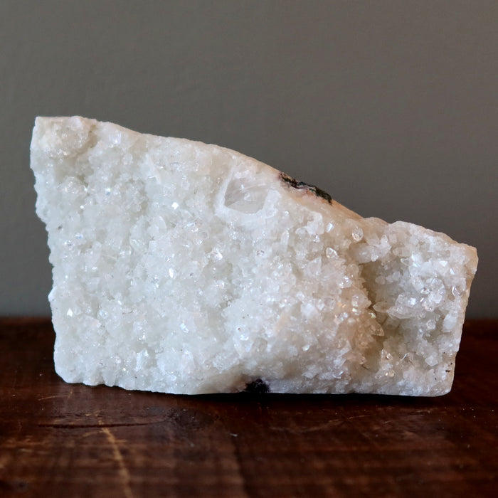 Apophyllite Cluster Shiny White Peace Standing Stone 5.5 inch