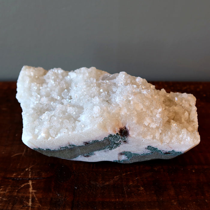 Apophyllite Cluster Shiny White Peace Standing Stone 5.5 inch