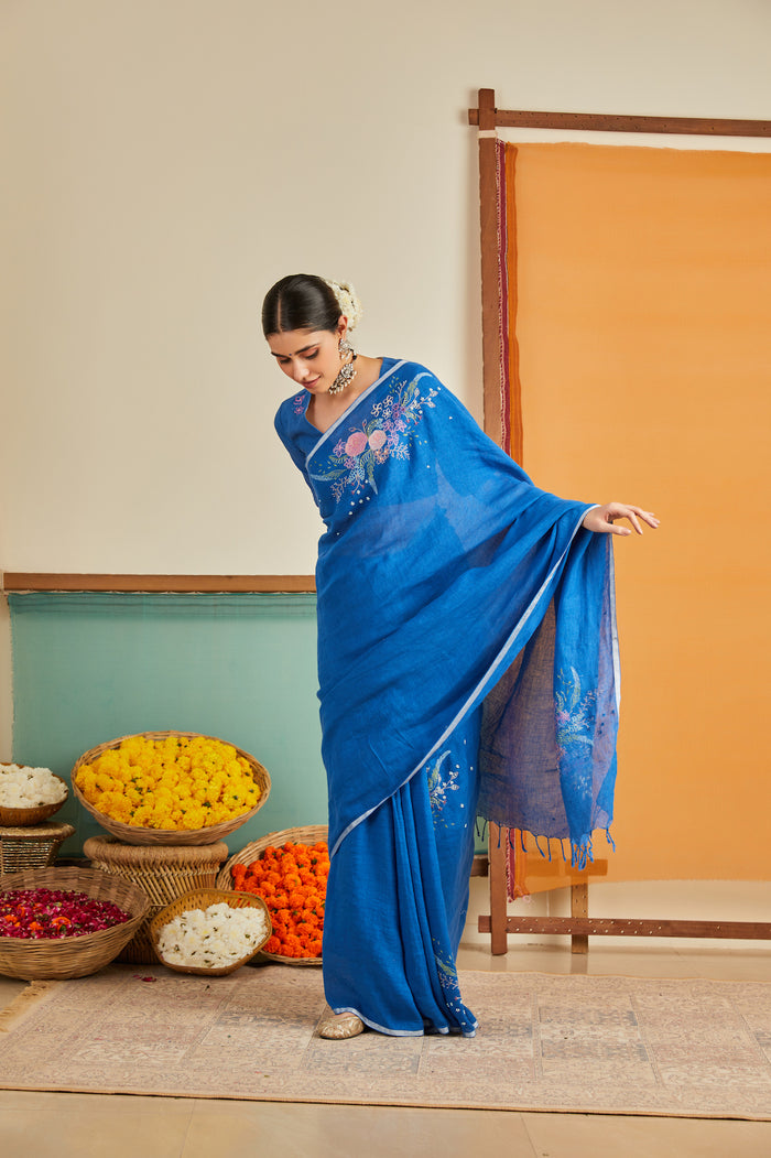 Aprajita Linen Sari