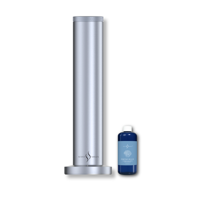 Silver / Fresh Blue