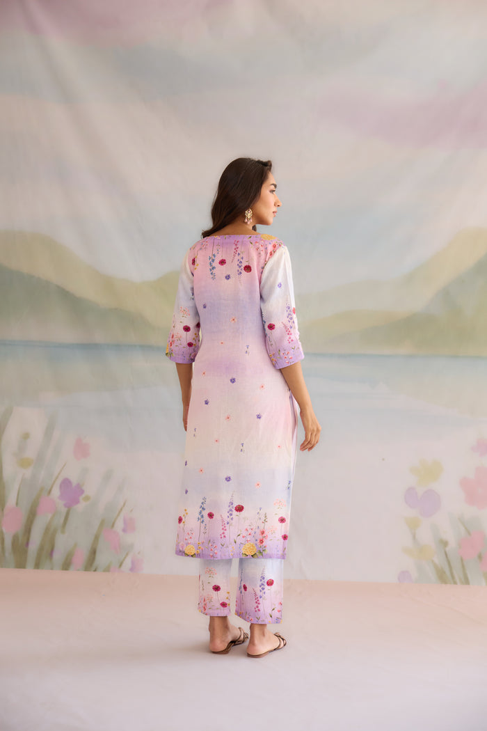 Bahar Linen Kurta Set