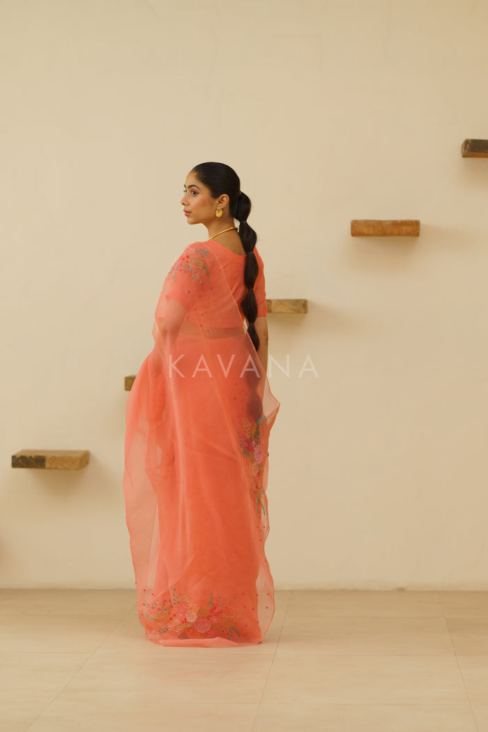 Bani Organza Linen Sari