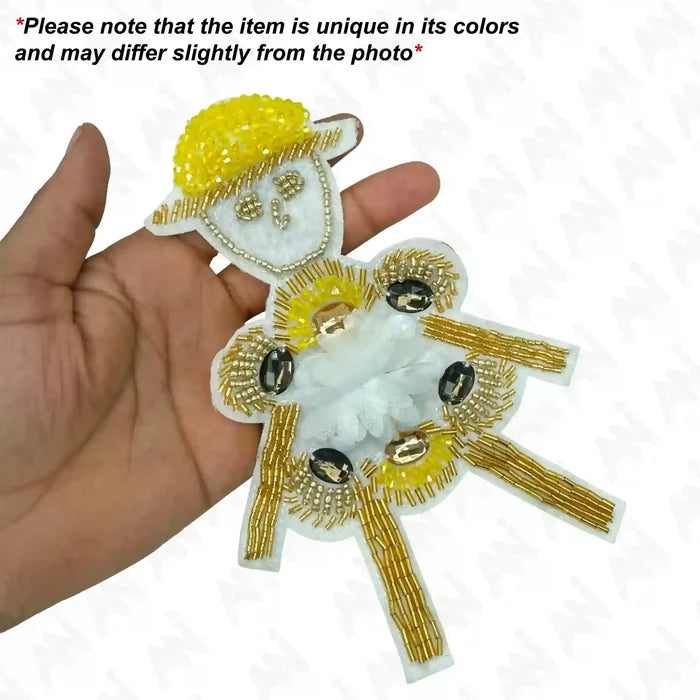 Beaded Doll Patch