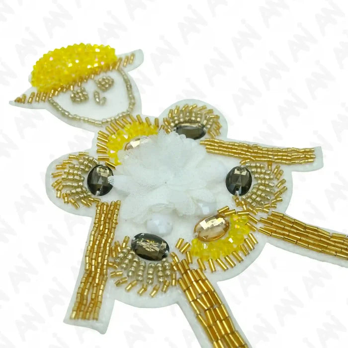 Beaded Doll Patch