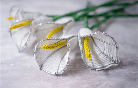 Beaded Lily Flowers