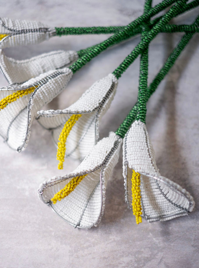 Beaded Lily Flowers