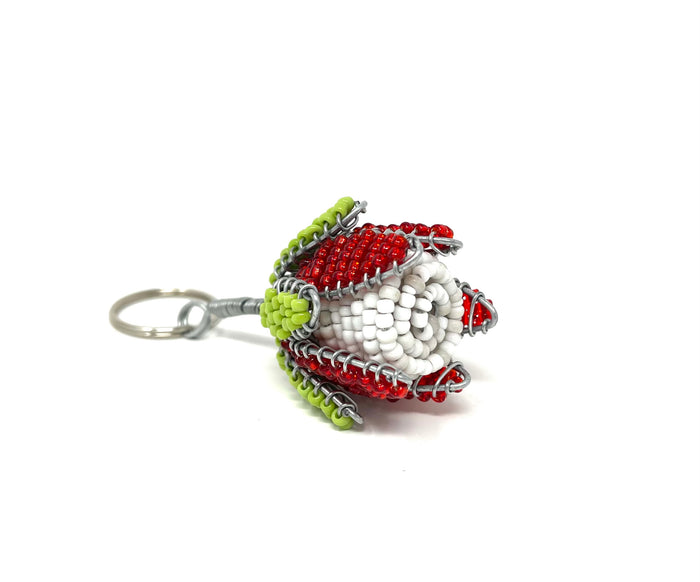 Beaded Protea Key Chain
