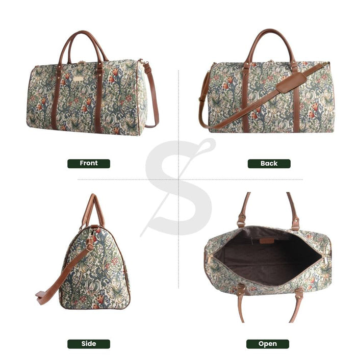 BHOLD-GLILY | William Morris Golden Lily Big Holdall/Duffel Bag