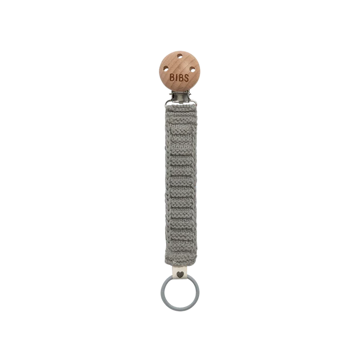 BIBS Knitted pacifier Clip