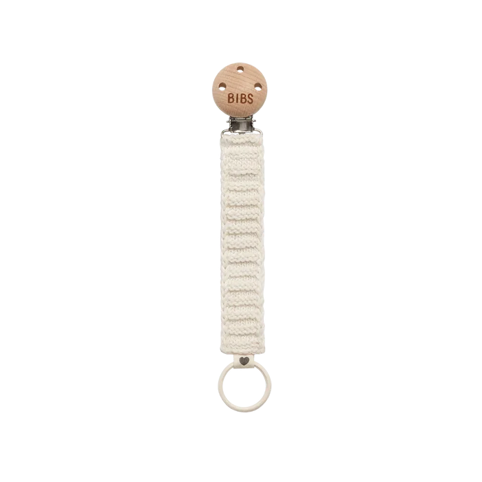 BIBS Knitted pacifier Clip