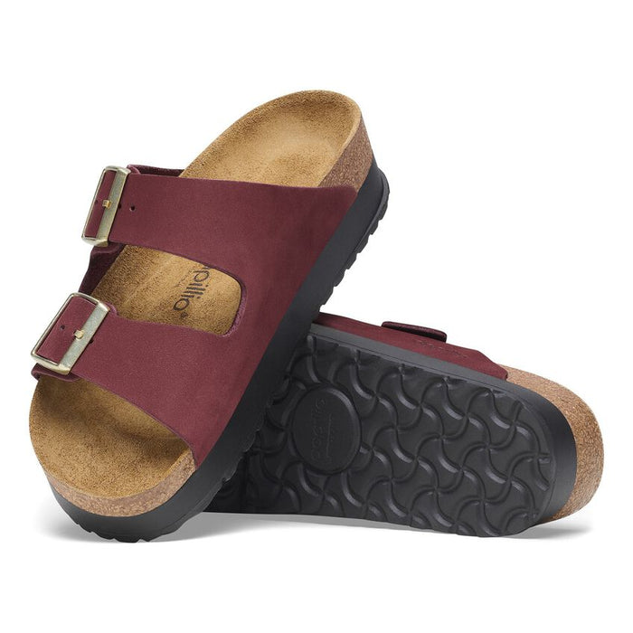 Birkenstock Arizona Platform in Nubuck - On The EDGE