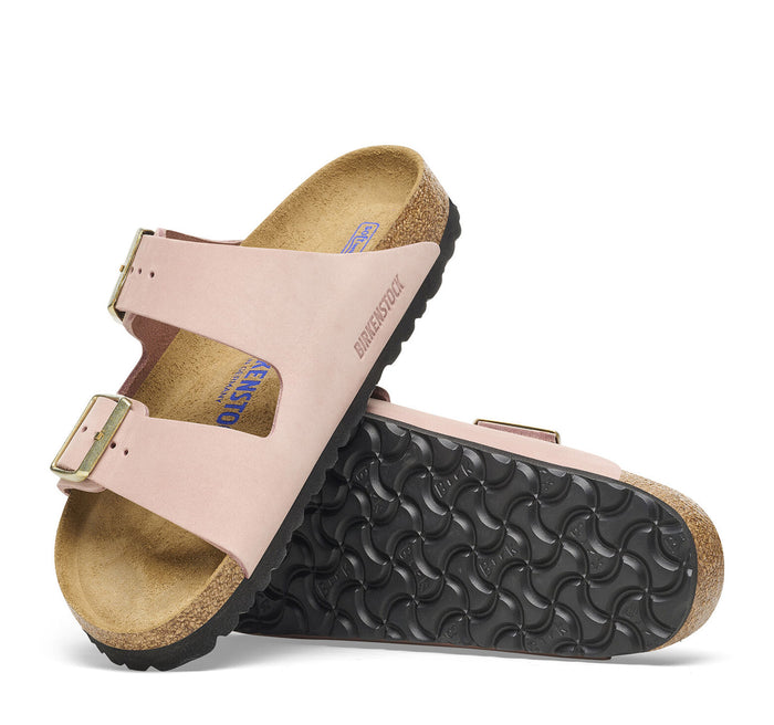 Birkenstock Arizona Soft Footbed Nubuck Leather Sandal - On The EDGE