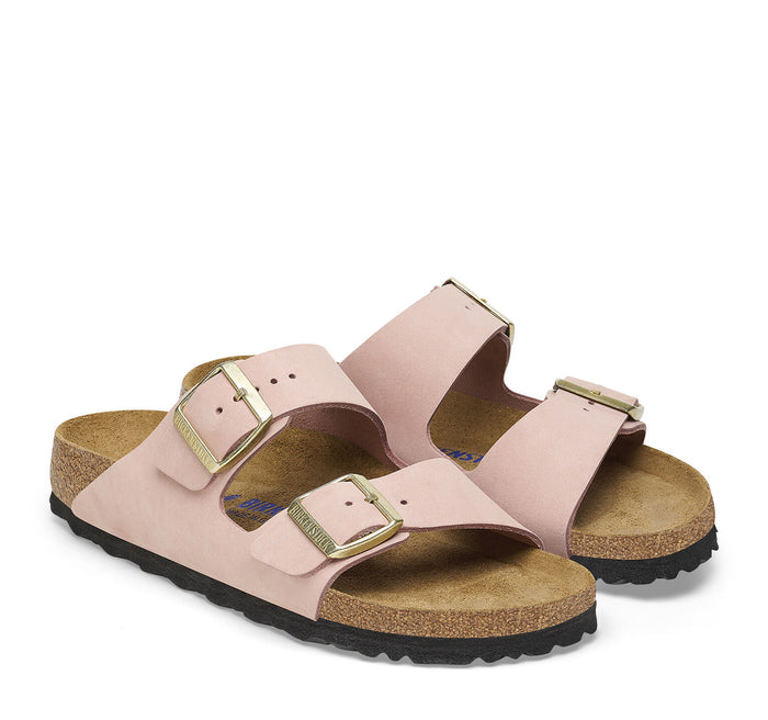 Birkenstock Arizona Soft Footbed Nubuck Leather Sandal - On The EDGE