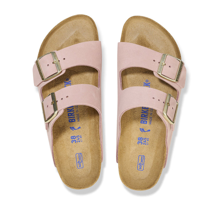 Birkenstock Arizona Soft Footbed Nubuck Leather Sandal - On The EDGE