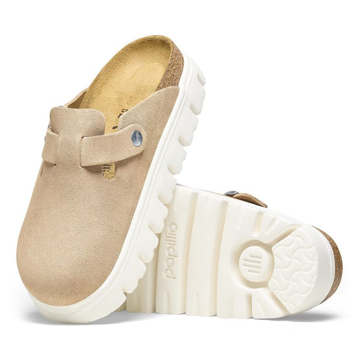 Birkenstock Boston Chunky in Suede - On The EDGE