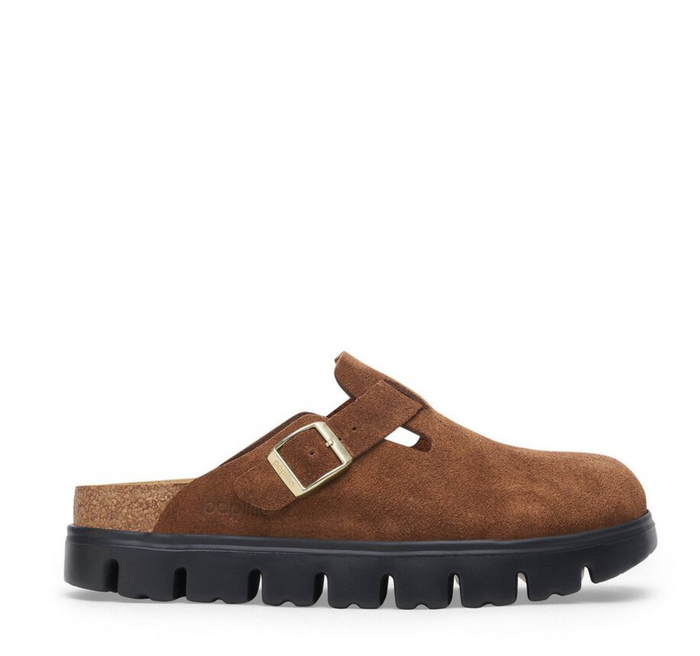 Birkenstock Boston Chunky in Suede - On The EDGE