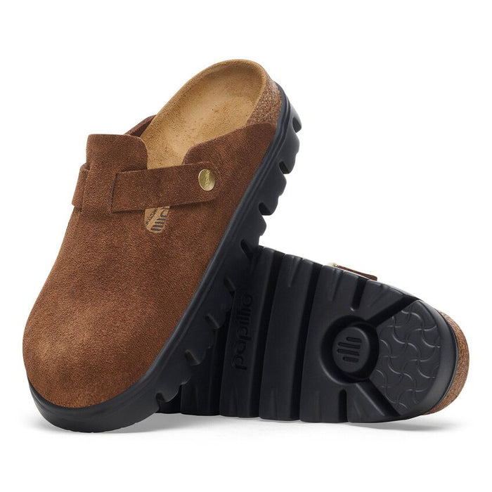 Birkenstock Boston Chunky in Suede - On The EDGE