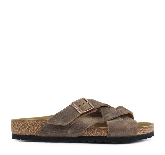 Birkenstock Lugano Oiled Leather Sandal - On The EDGE
