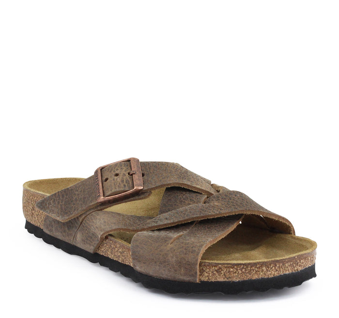 Birkenstock Lugano Oiled Leather Sandal - On The EDGE