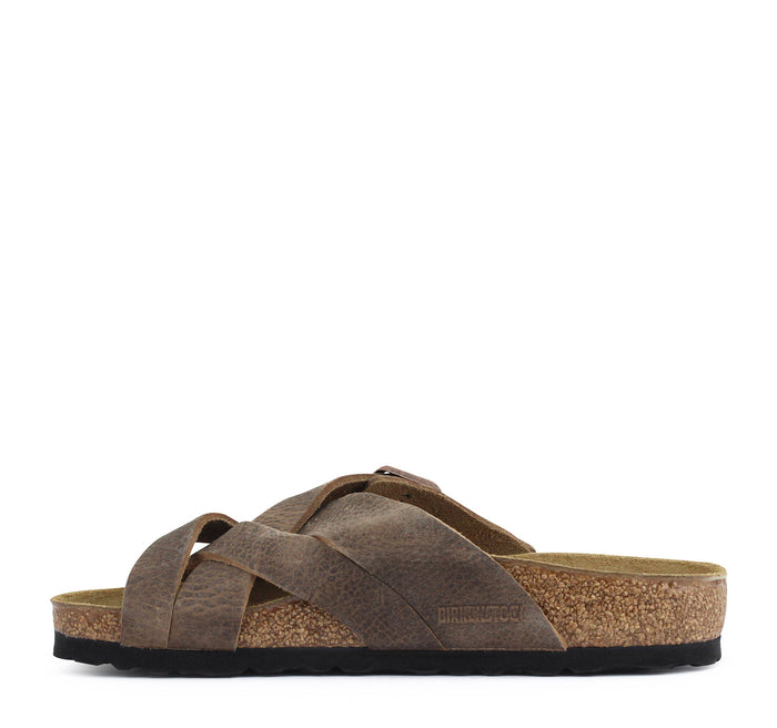 Birkenstock Lugano Oiled Leather Sandal - On The EDGE