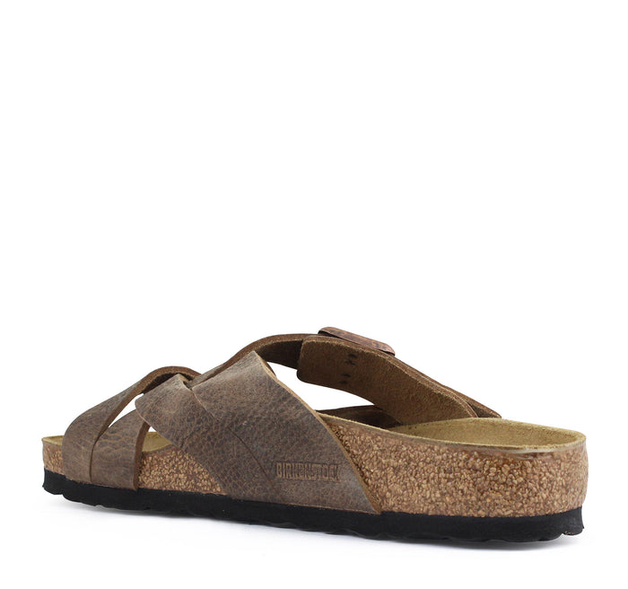 Birkenstock Lugano Oiled Leather Sandal - On The EDGE