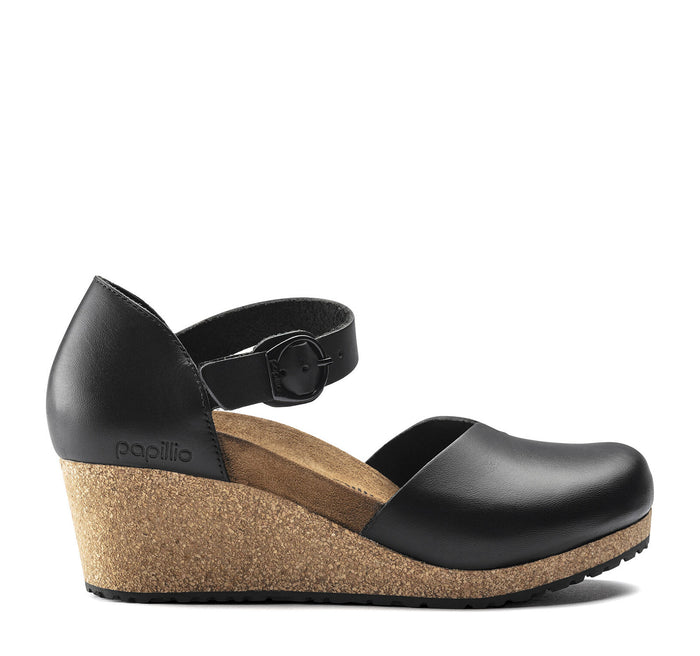 Birkenstock Mary Leather Wedge Sandals - On The EDGE