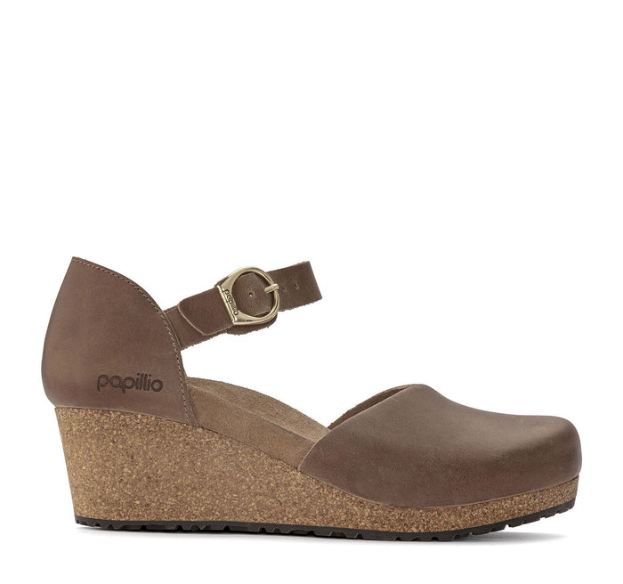 Birkenstock Mary Leather Wedge Sandals - On The EDGE