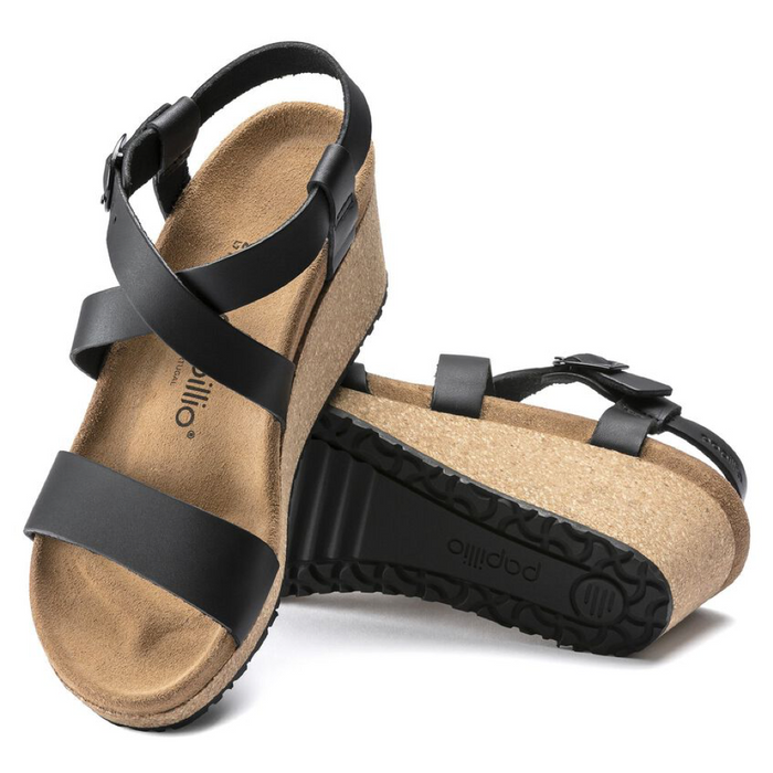 Birkenstock Sibyl Wedge Heel Leather Sandal - On The EDGE
