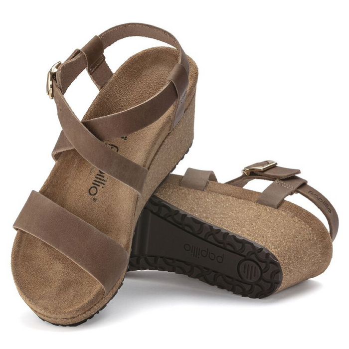 Birkenstock Sibyl Wedge Heel Leather Sandal - On The EDGE