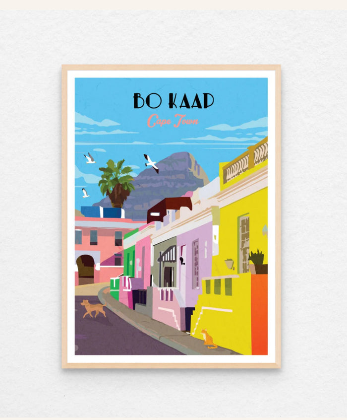 Bo Kaap A4 Travel Poster