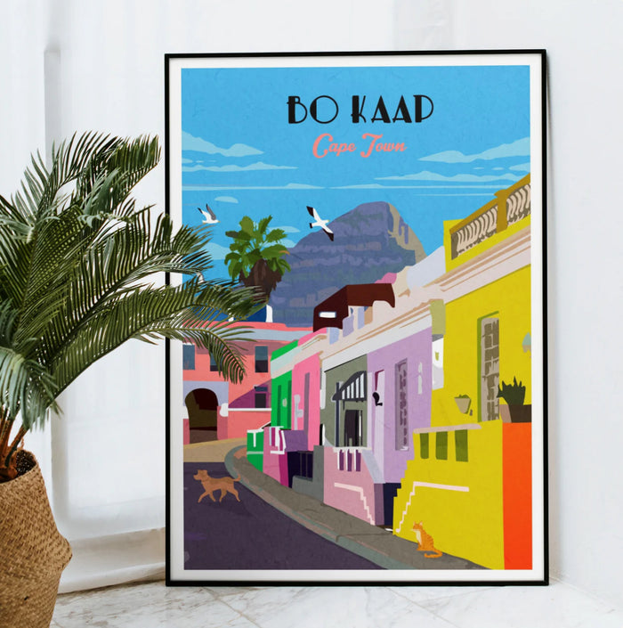 Bo Kaap A4 Travel Poster