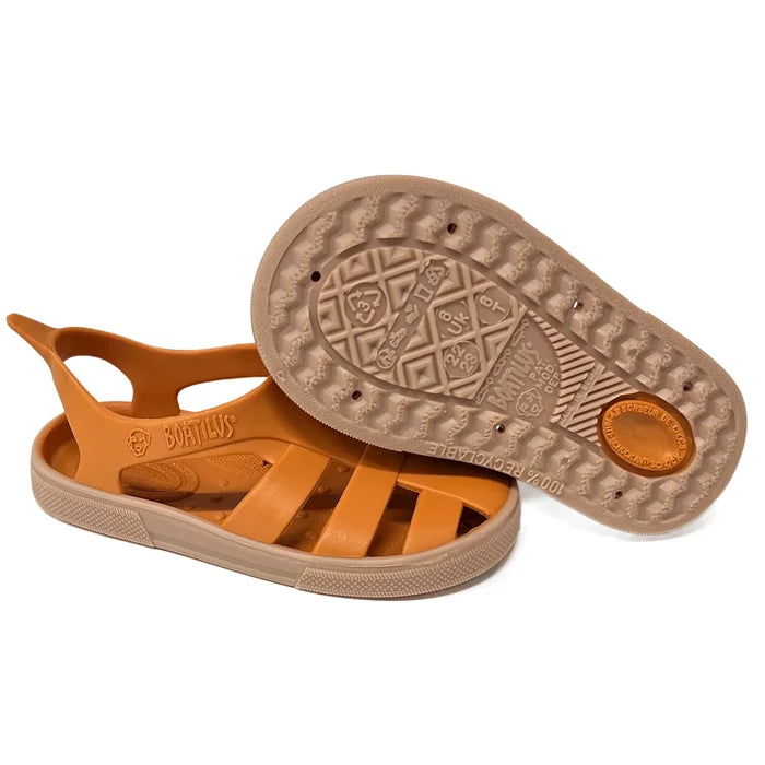 Boatilus Bioty Sandal - Pumpkin/Beige