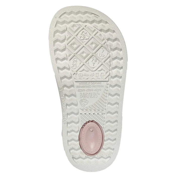 Boatilus Cloggy Sandal - Old Pink/White
