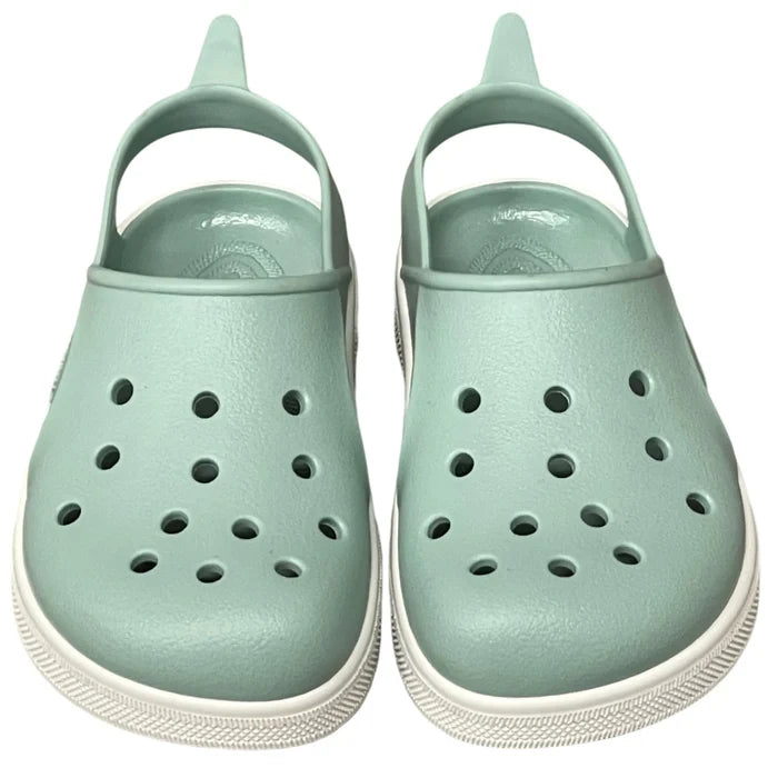 Boatilus Cloggy Sandal - Pastel Green/White
