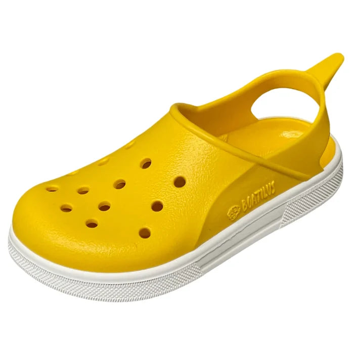 Boatilus Cloggy Sandal - Yellow/White