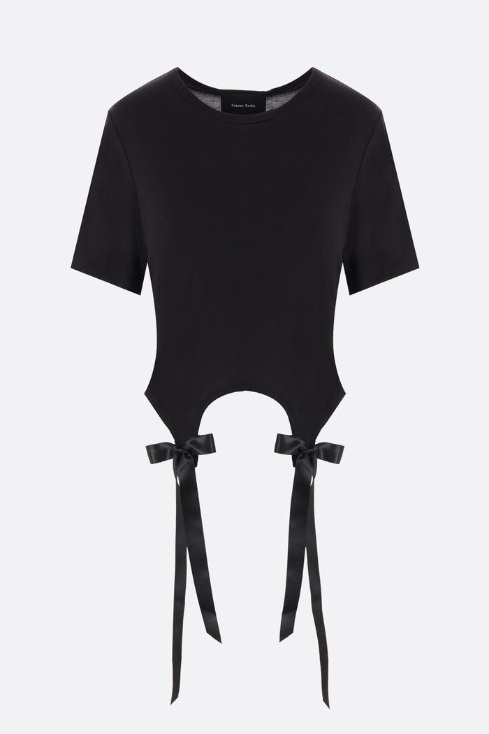 Bow Tail t-shirt in jersey