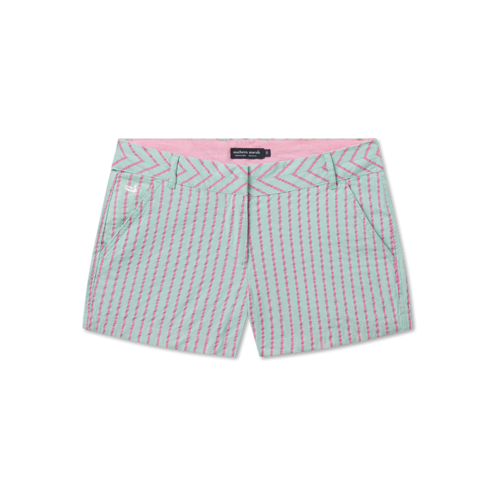 Mint and Pink Stripe