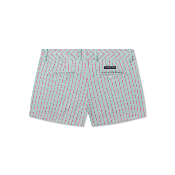 Mint and Pink Stripe | Back