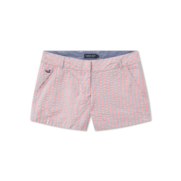 Gray and Neon Pink Stripe