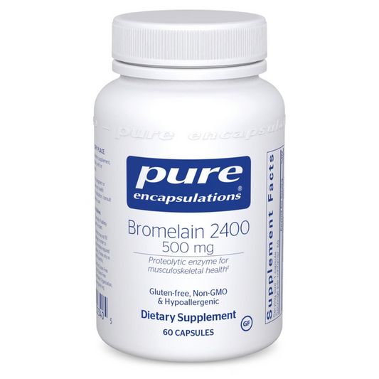 Bromelain 2400 500mg 60 capsules by Pure Encapsulations